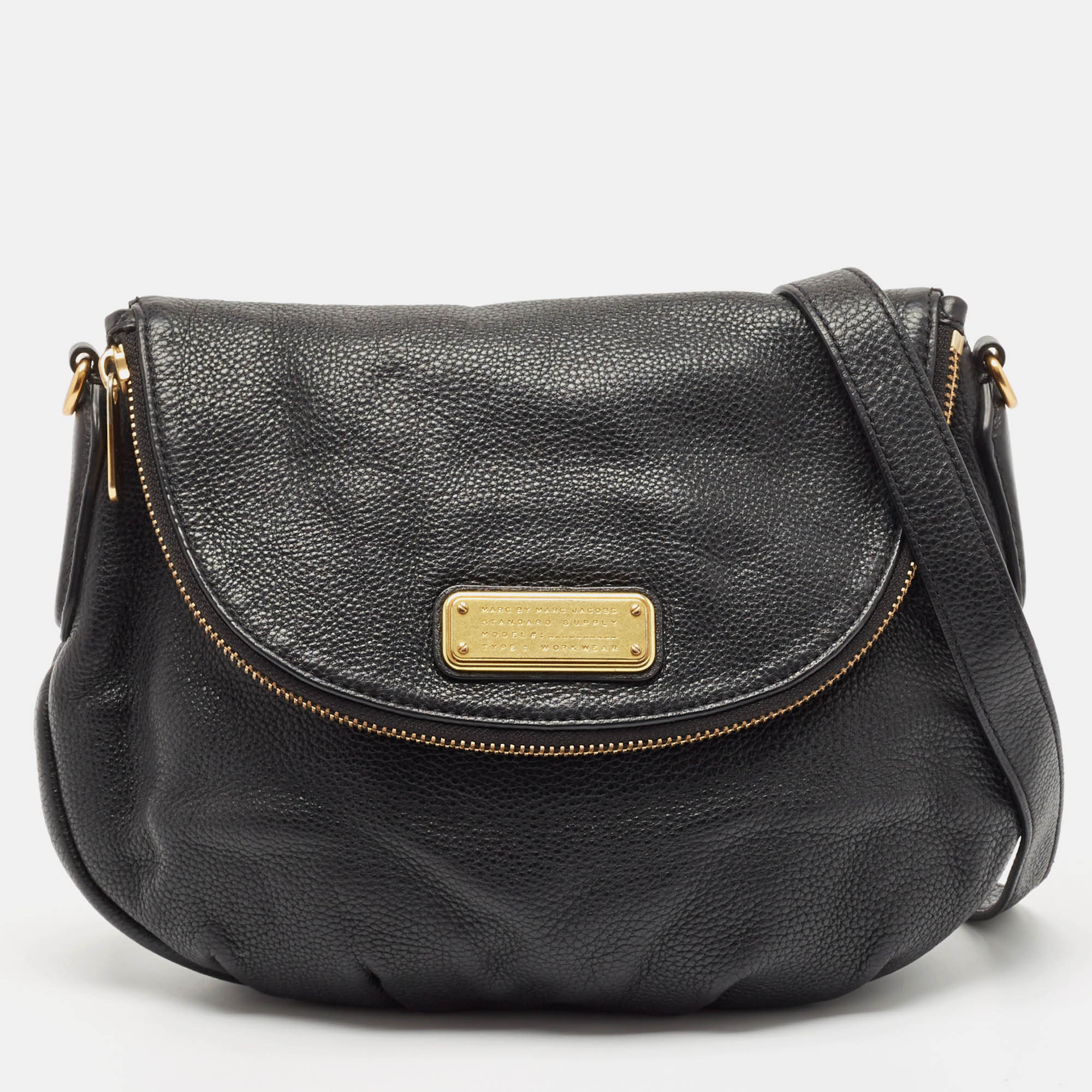 

Marc by Marc Jacobs Black Leather Classic Q Natasha Crossbody Bag