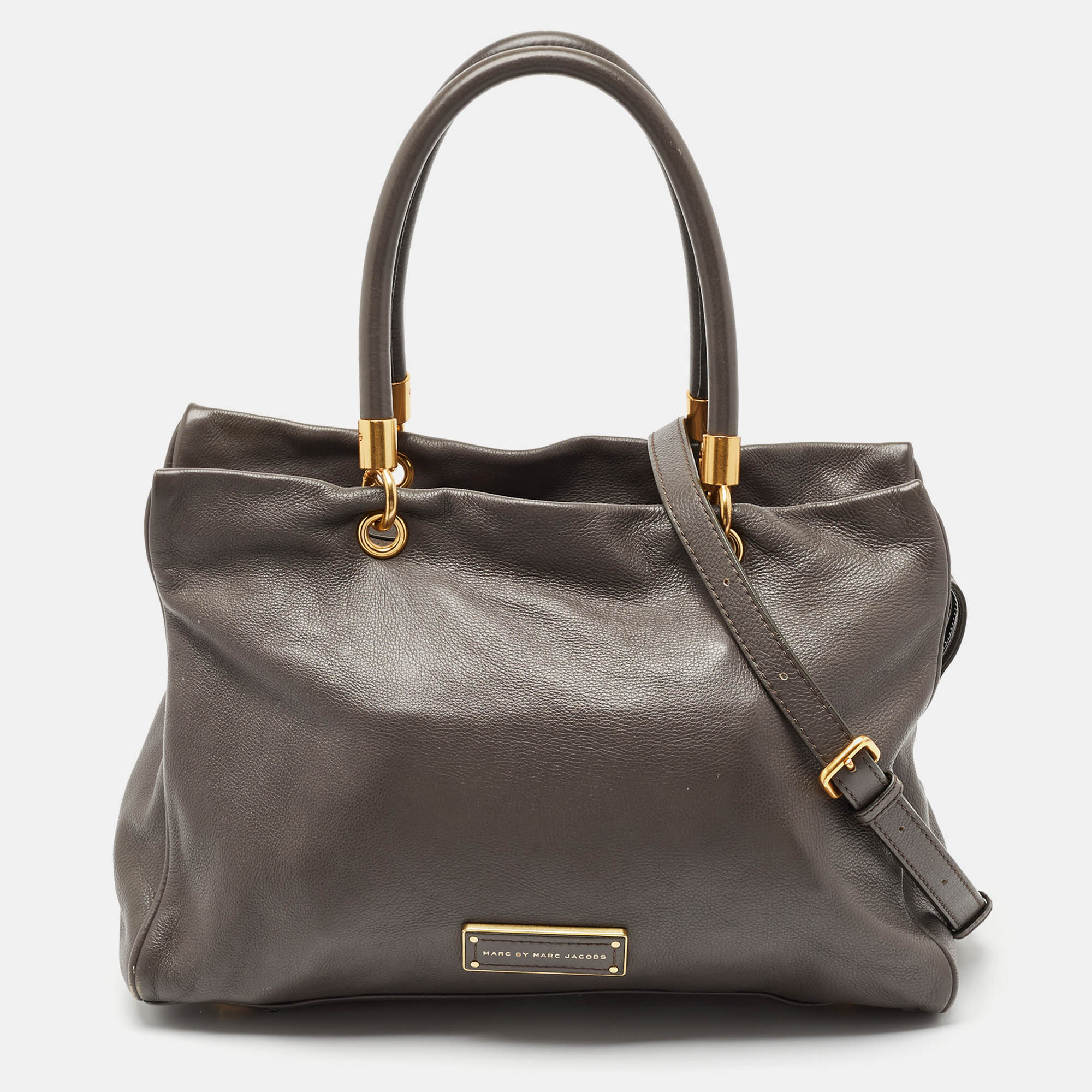 

Marc by Marc Jacobs Dark Grey Leather  Too Hot to Handle Tote