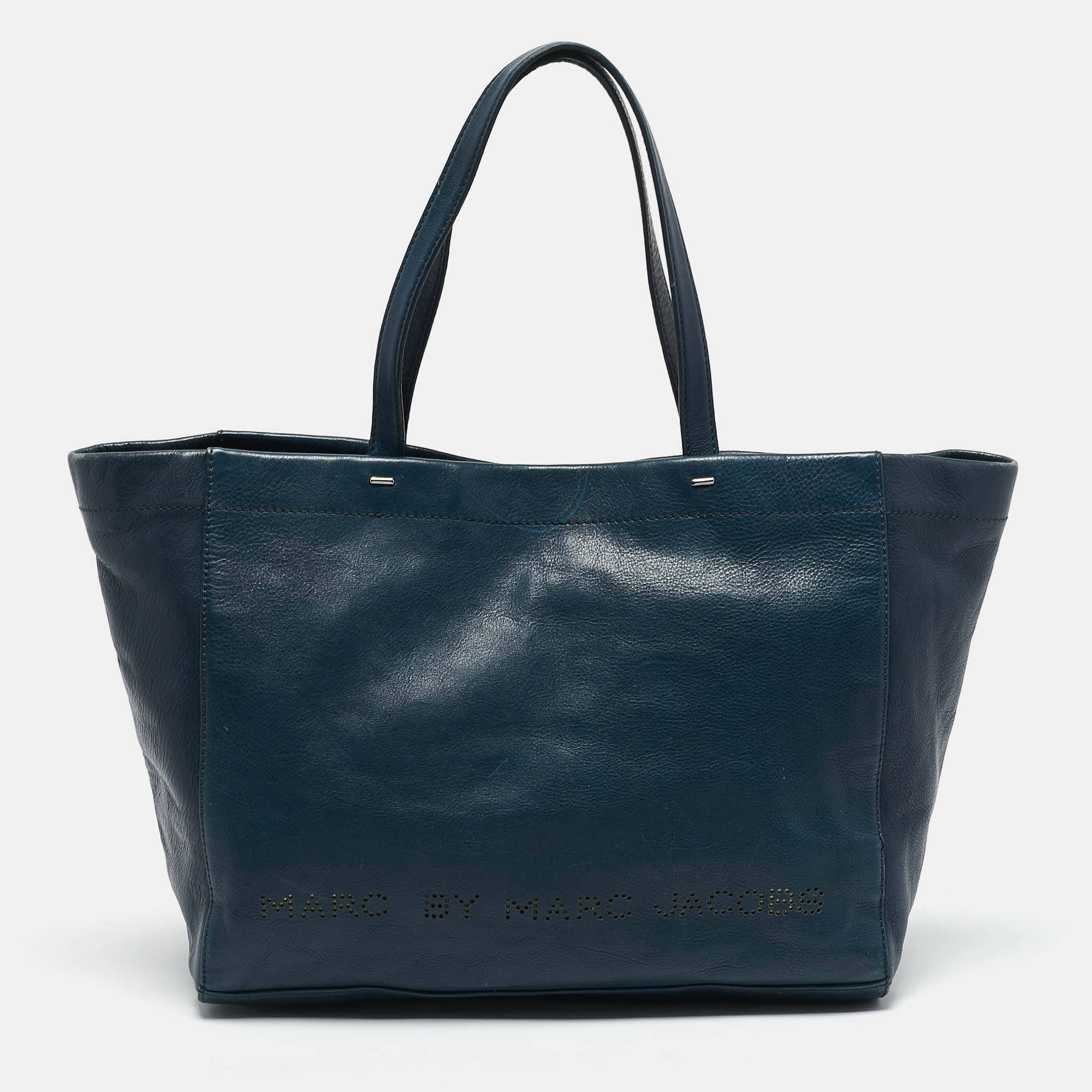 

Marc by Marc Jacobs Teal Green Leather Shopper Tote