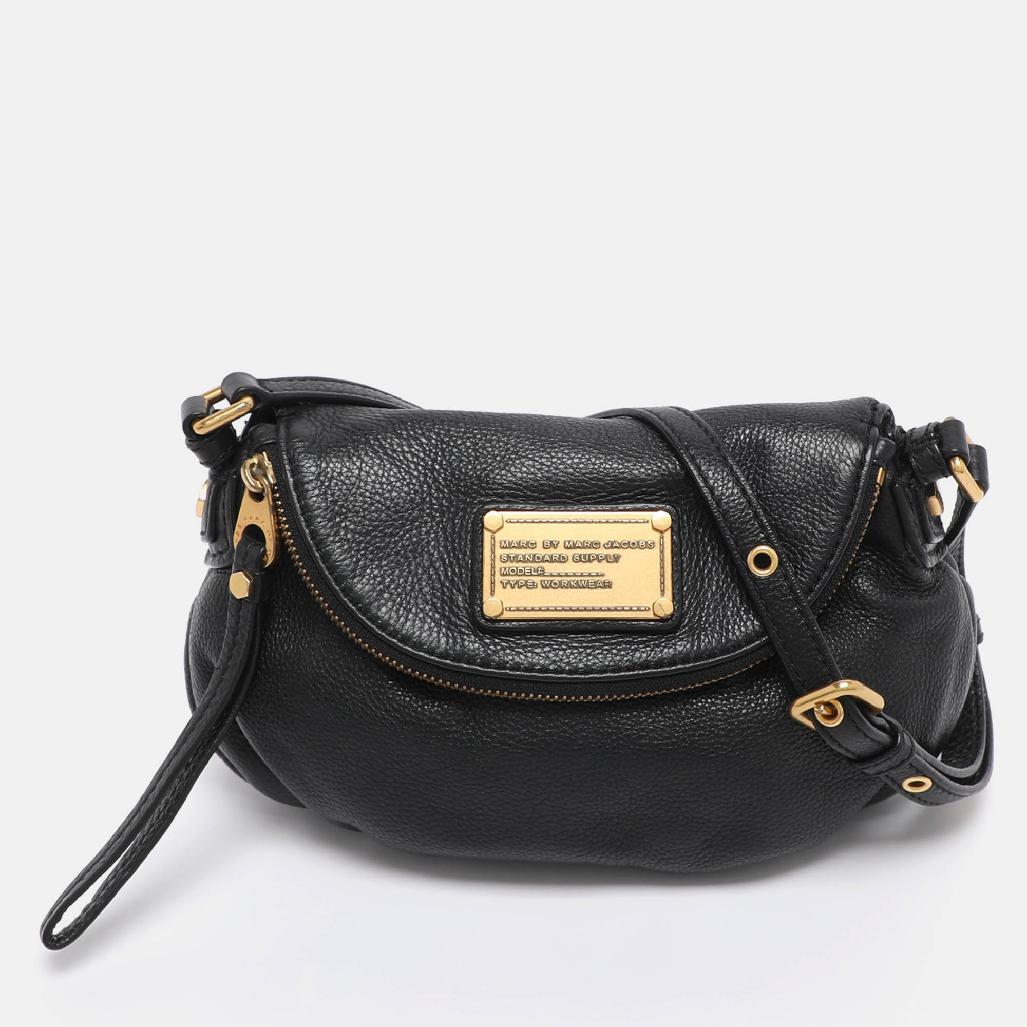 

Marc by Marc Jacobs Black Leather Classic Q Natasha Crossbody Bag