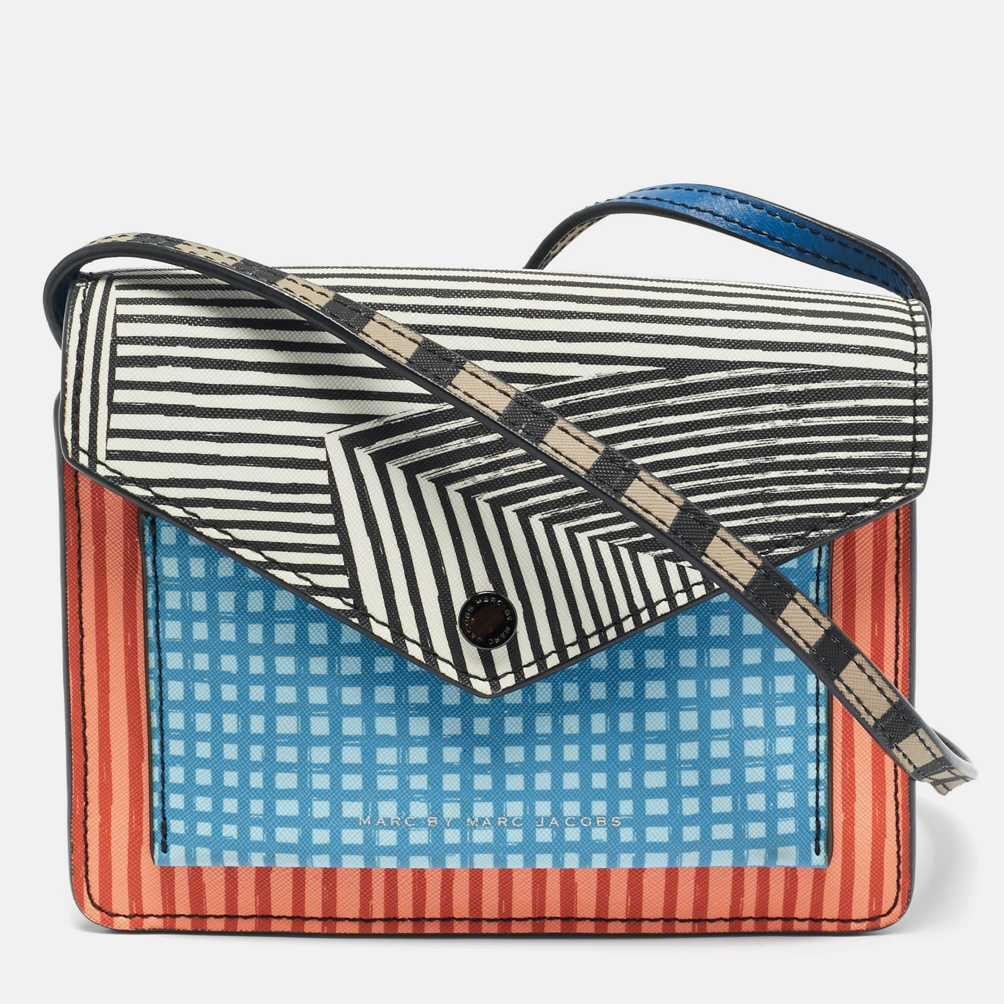 

Marc by Marc Jacobs Metropoli Stripe Multicolor Coated Canvas Crossbody Bag