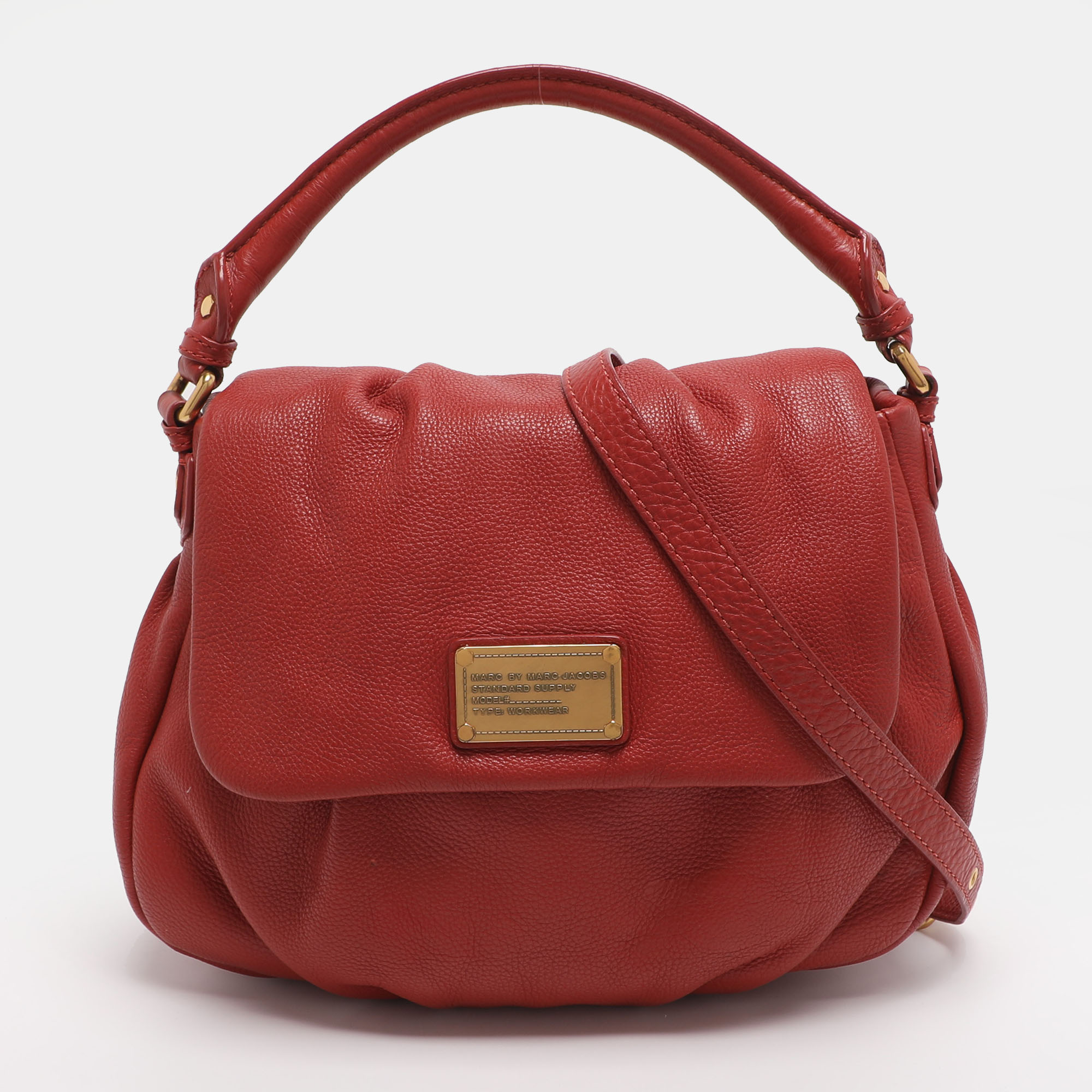 

Marc by Marc Jacobs Q Lil Ukita Orange Leather Shoulder Bag