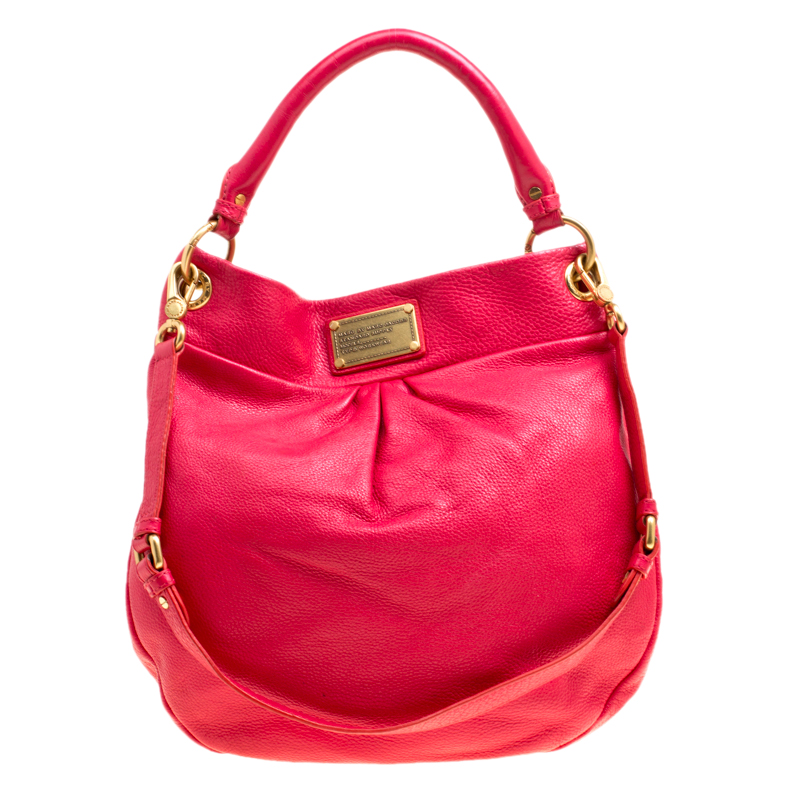 مملوكة مسبقًا حقيبة مارك باي مارك جاكوبس هيليار Q كلاسيك جلد حمراء