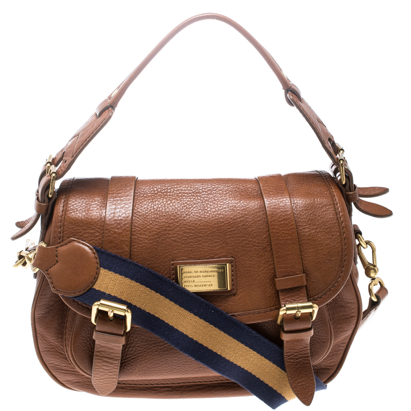 Pre Owned حقيبة كروس مارك باي مارك جاكوبس صوفي جلد بنية