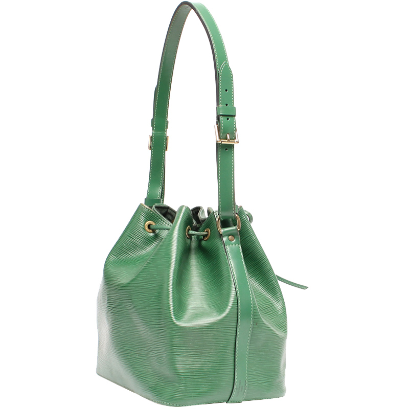 

Louis Vuitton Green Epi Leather Putinoe Bag