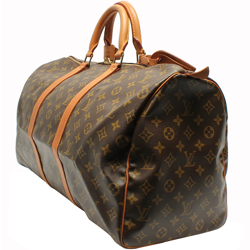 

Louis Vuitton Monogram Canvas Keepall 50 Bag, Brown