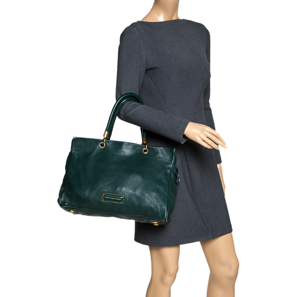 

Marc by Marc Jacobs Green Leather Tote