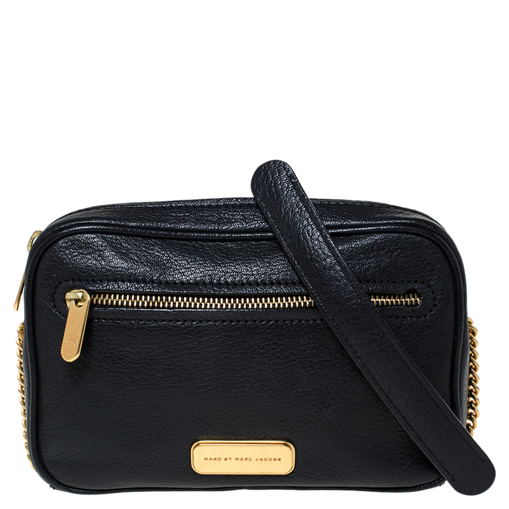 marc jacobs black shoulder bag