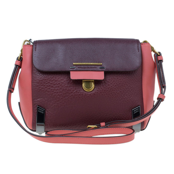 مملوكة مسبقًا Marc by Marc Jacobs Colorblock Leather Sheltered Island Satchel