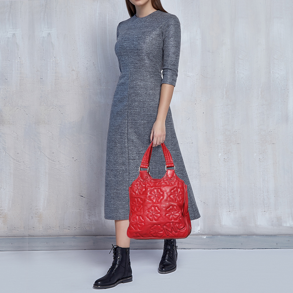 

Marc by Marc Jacobs Red Quilted Leather Tote