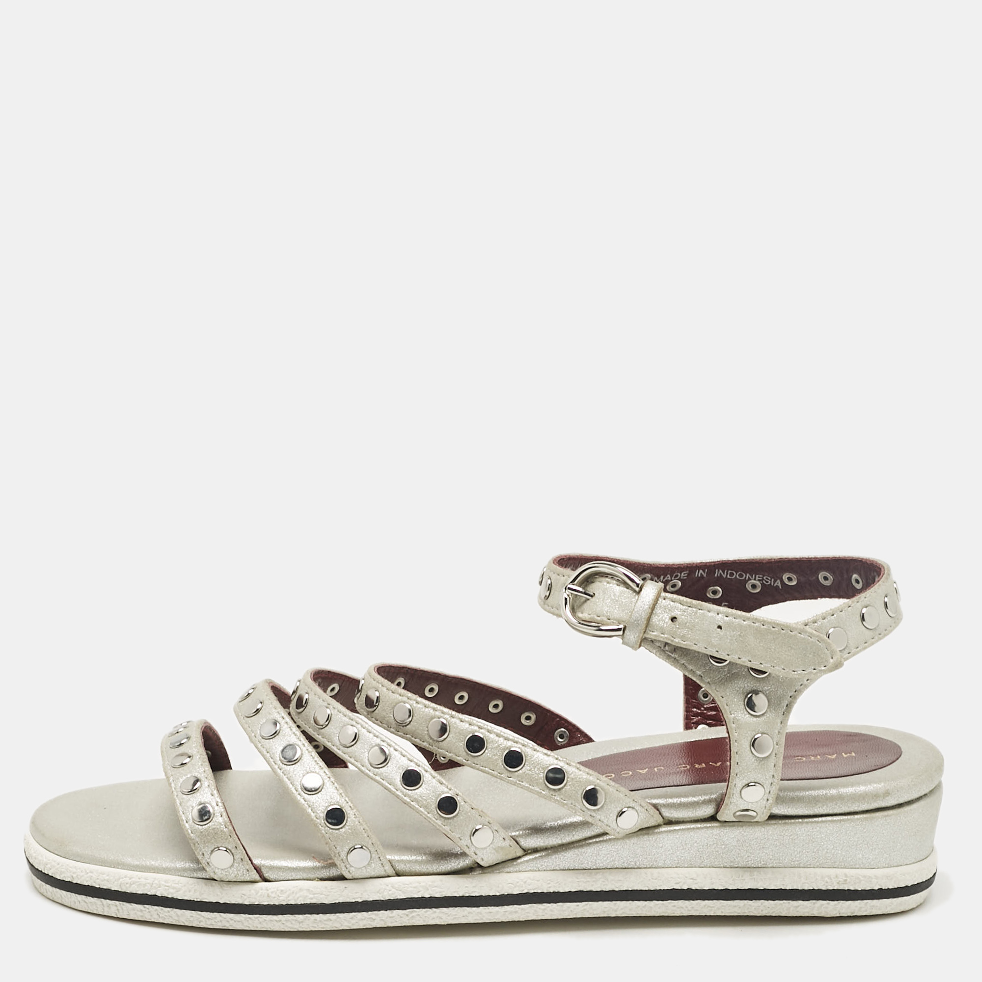 

Marc by Marc Jacobs Silver Slingback Sandals Size