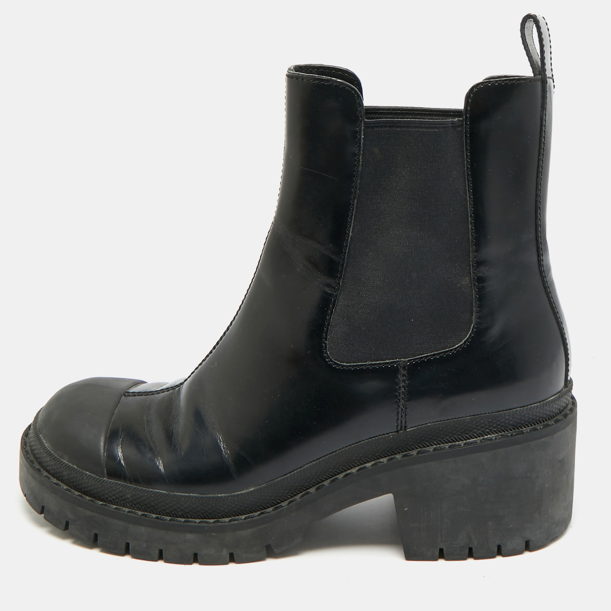 

Marc by Marc Jacobs Size  Black Leather Ankle Length Boots