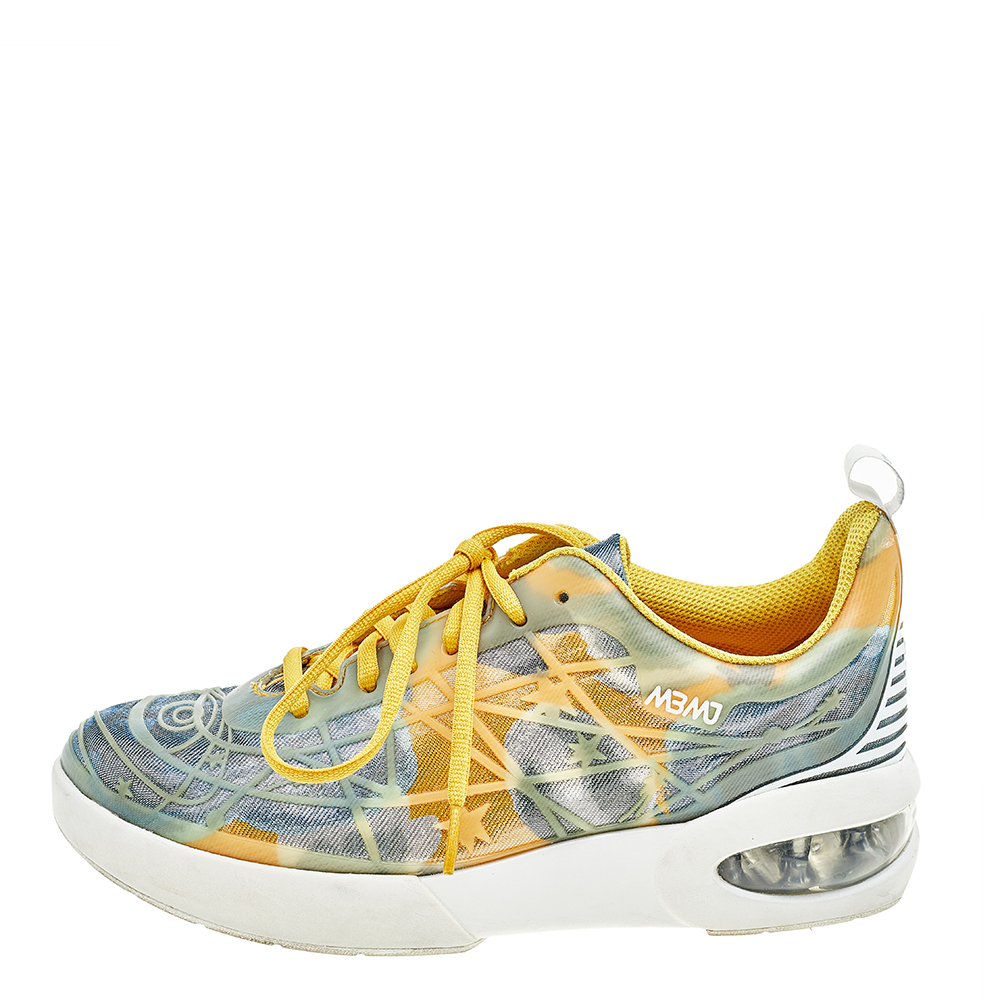

Marc by Marc Jacobs Multicolor Fabric And PVC Low Top Sneakers Size