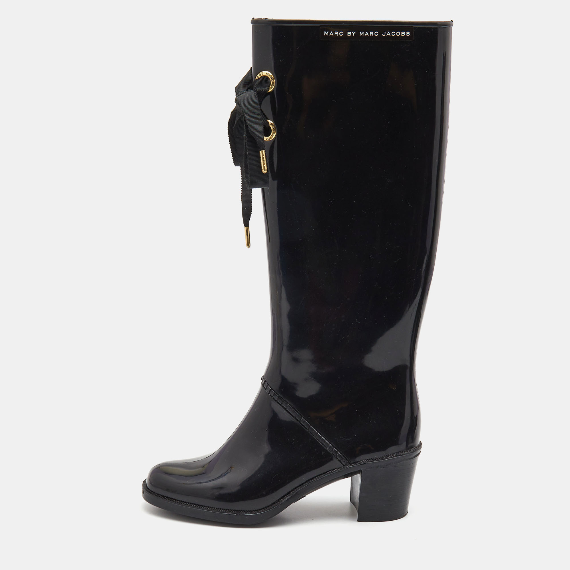 Marc Jacobs, Shoes, Marc By Marc Jacobs Black Rain Boots