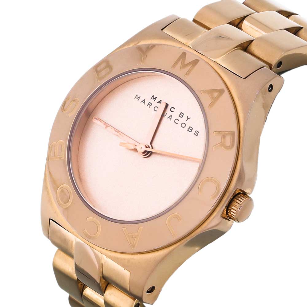 

Marc By Marc Jacobs Rose Gold Tone Stainless Steel Blade MBM3127 Women's Wristwatch