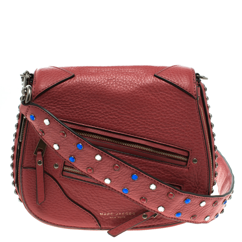 Pre Owned Marc Jacobs Red Leather Pretty Young Thing Crossbody Bag