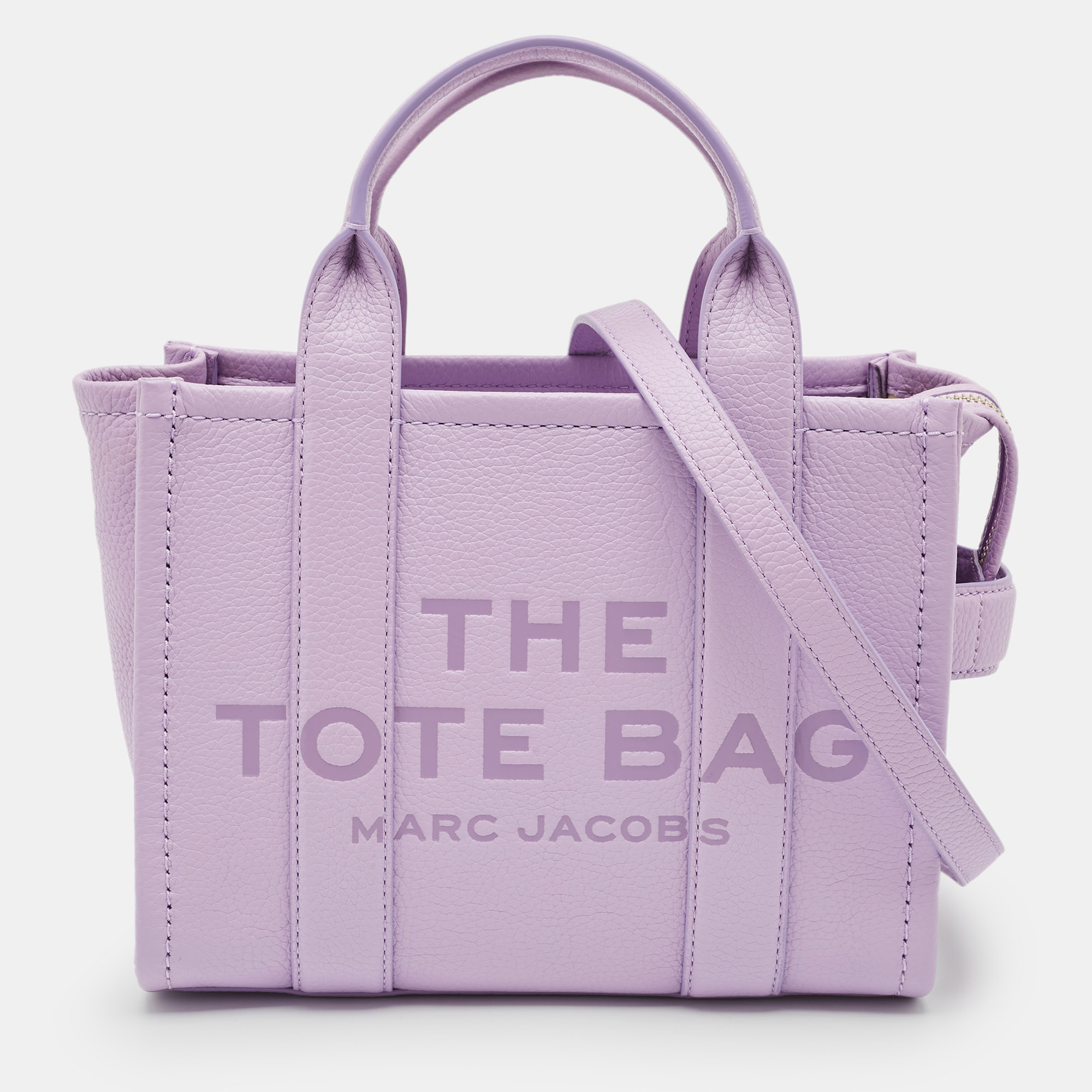 

Marc Jacobs Lilac Leather Small The Tote Bag, Purple
