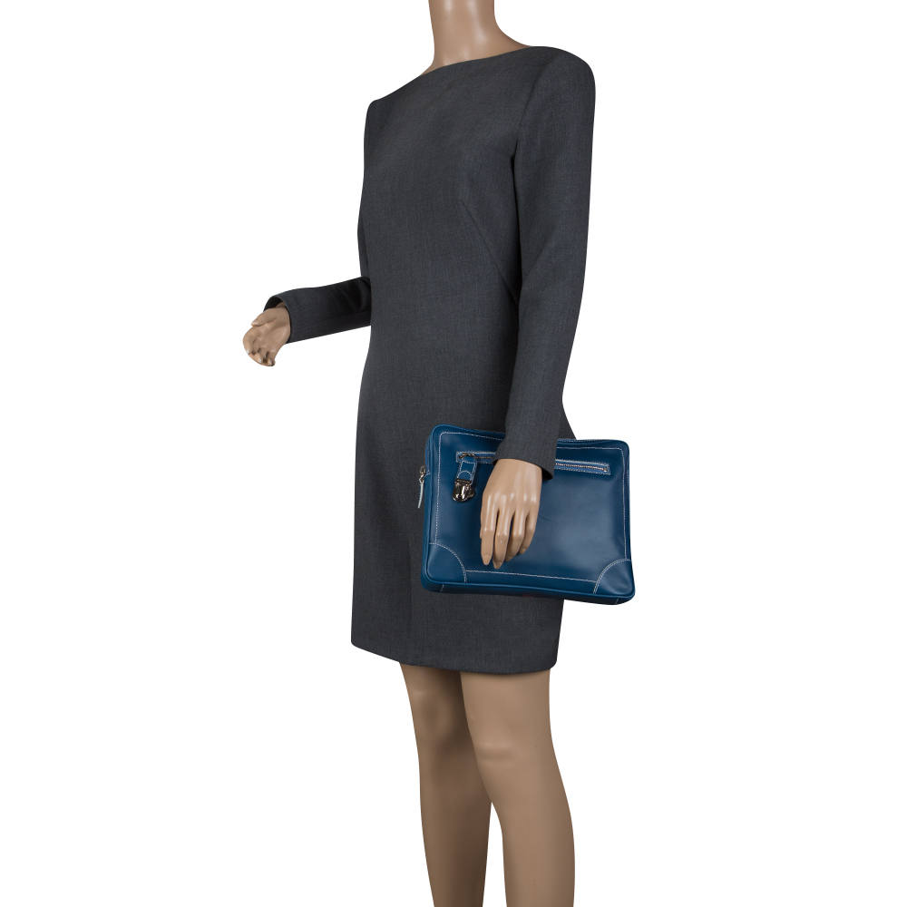 

Marc Jacobs Matte Blue Leather The Venetia Ipad Case