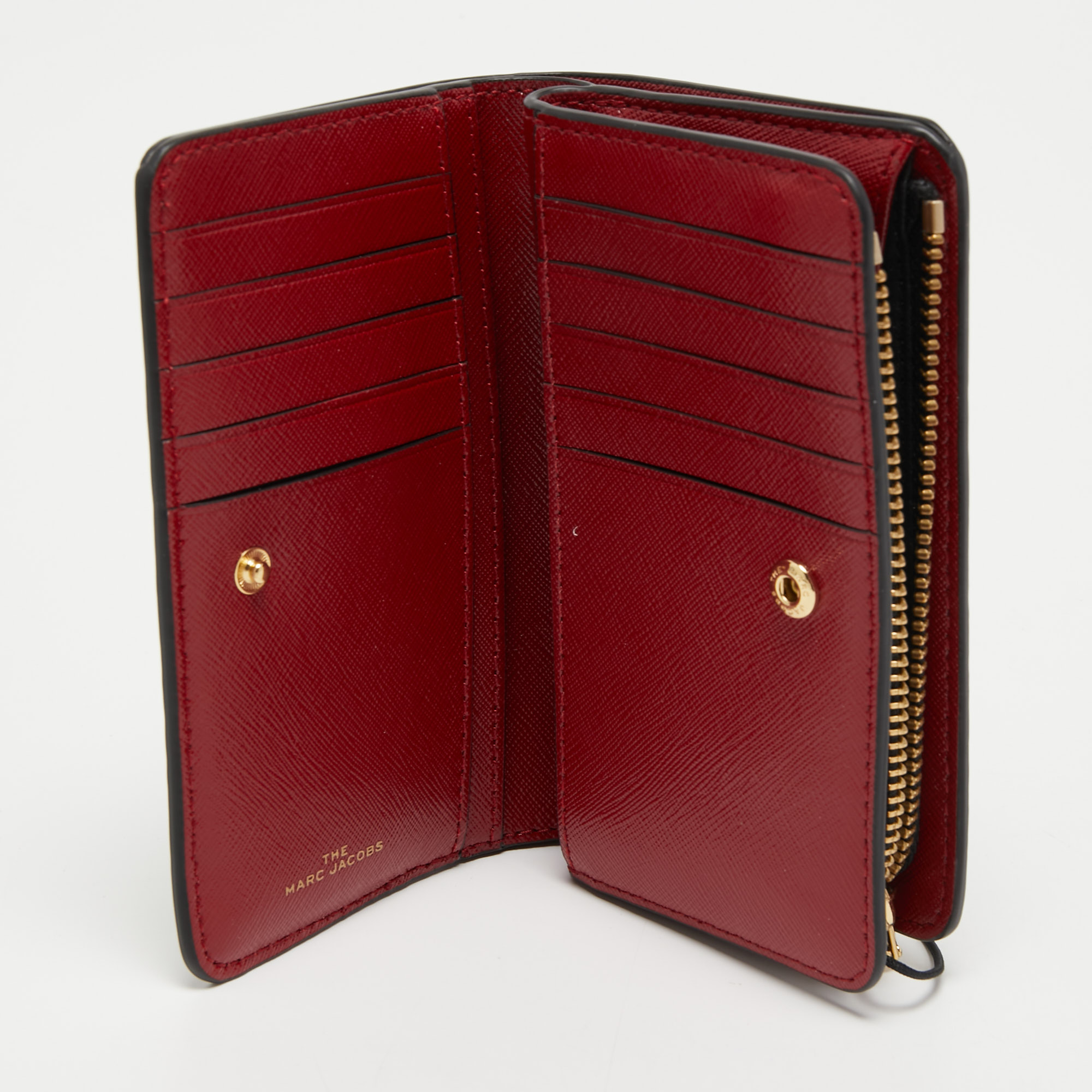 

Marc Jacobs Tri Color Leather Snapshot Compact Wallet, Multicolor