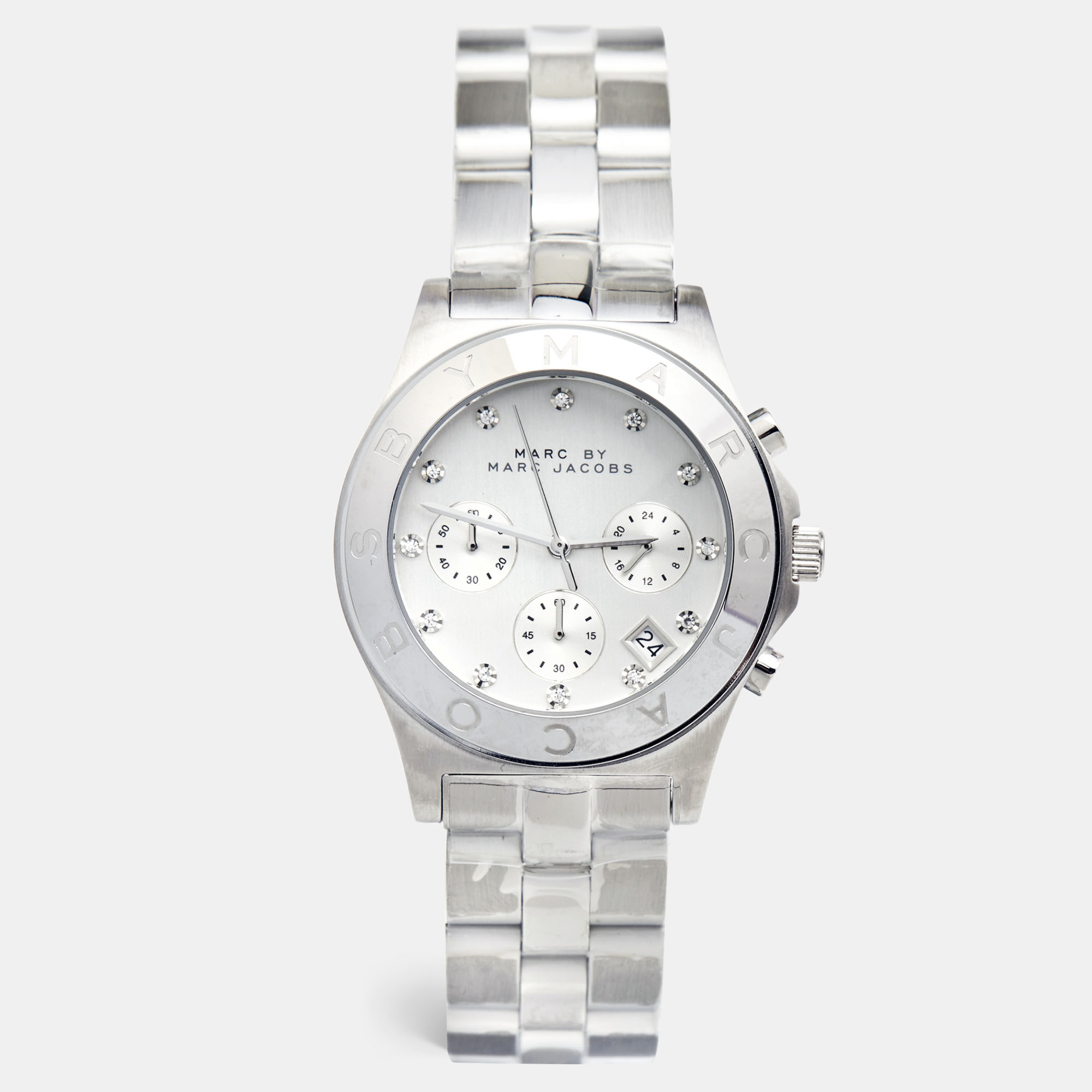  Marc By Marc Jacobs Silver Stainless Steel Blade MBM3100 Women's Wristwatch 41 mm