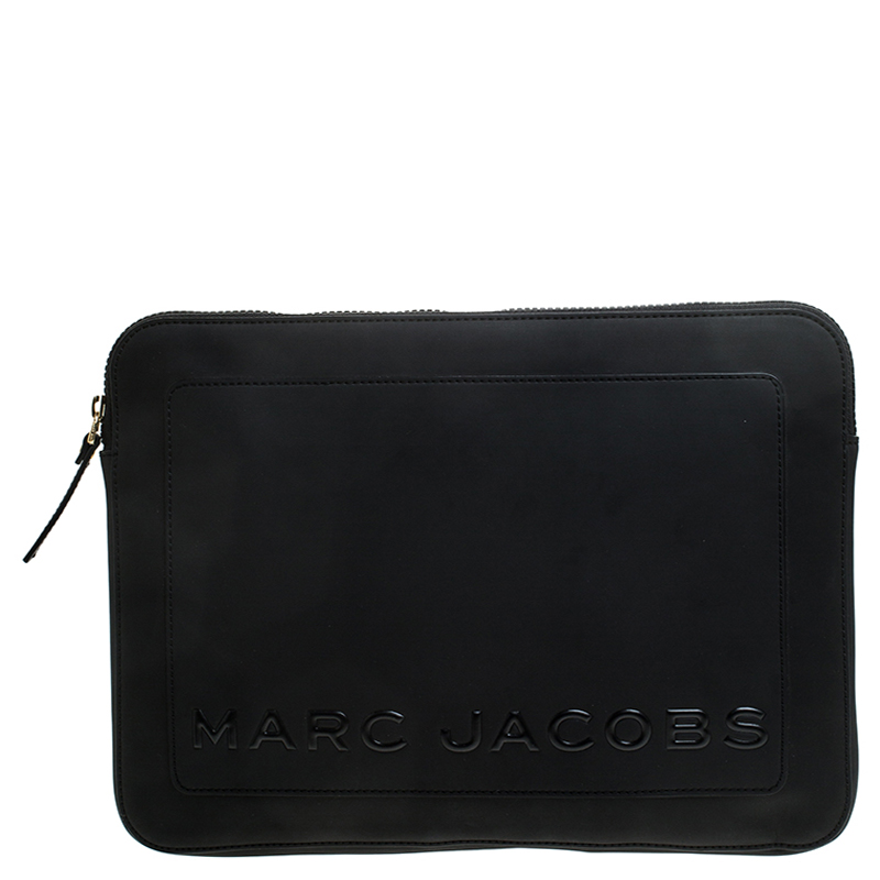 Marc Jacobs Black PVC Laptop Case