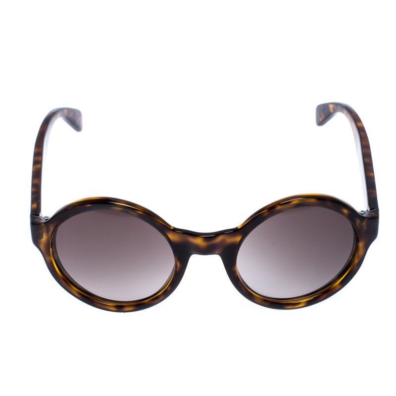 

Marc by Marc Jacobs Brown Tortoise V08HA Round Sunglasses