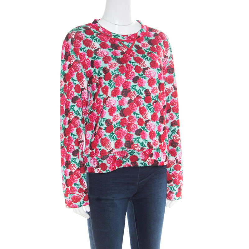 

Marc Jacobs Multicolor Floral Print Sweatshirt