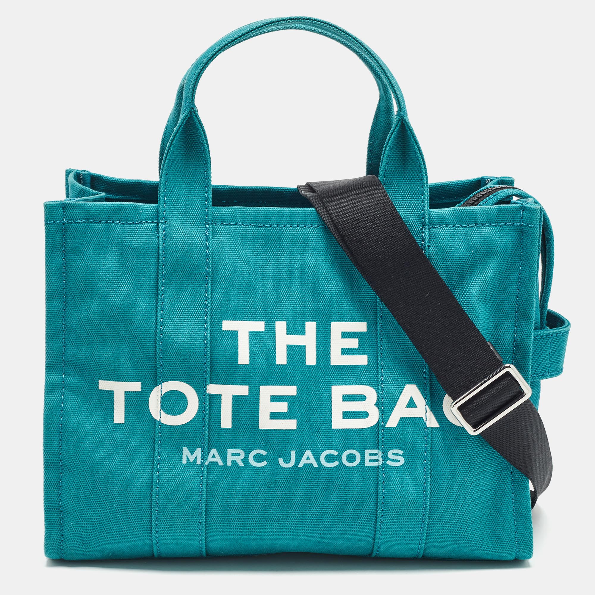 

Marc Jacobs Teal Green Canvas Medium The Tote Bag
