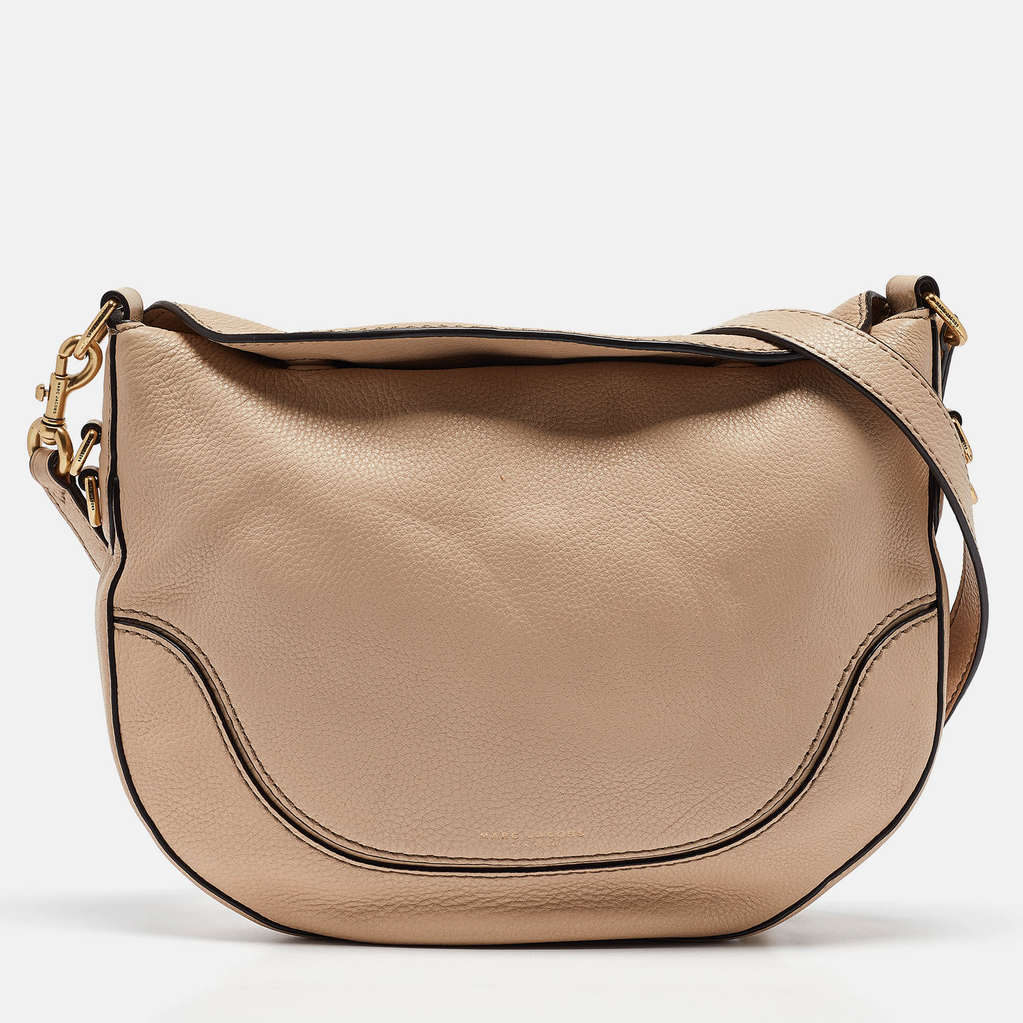 

Marc Jacobs Beige Leather Small The Drifter Shoulder Bag