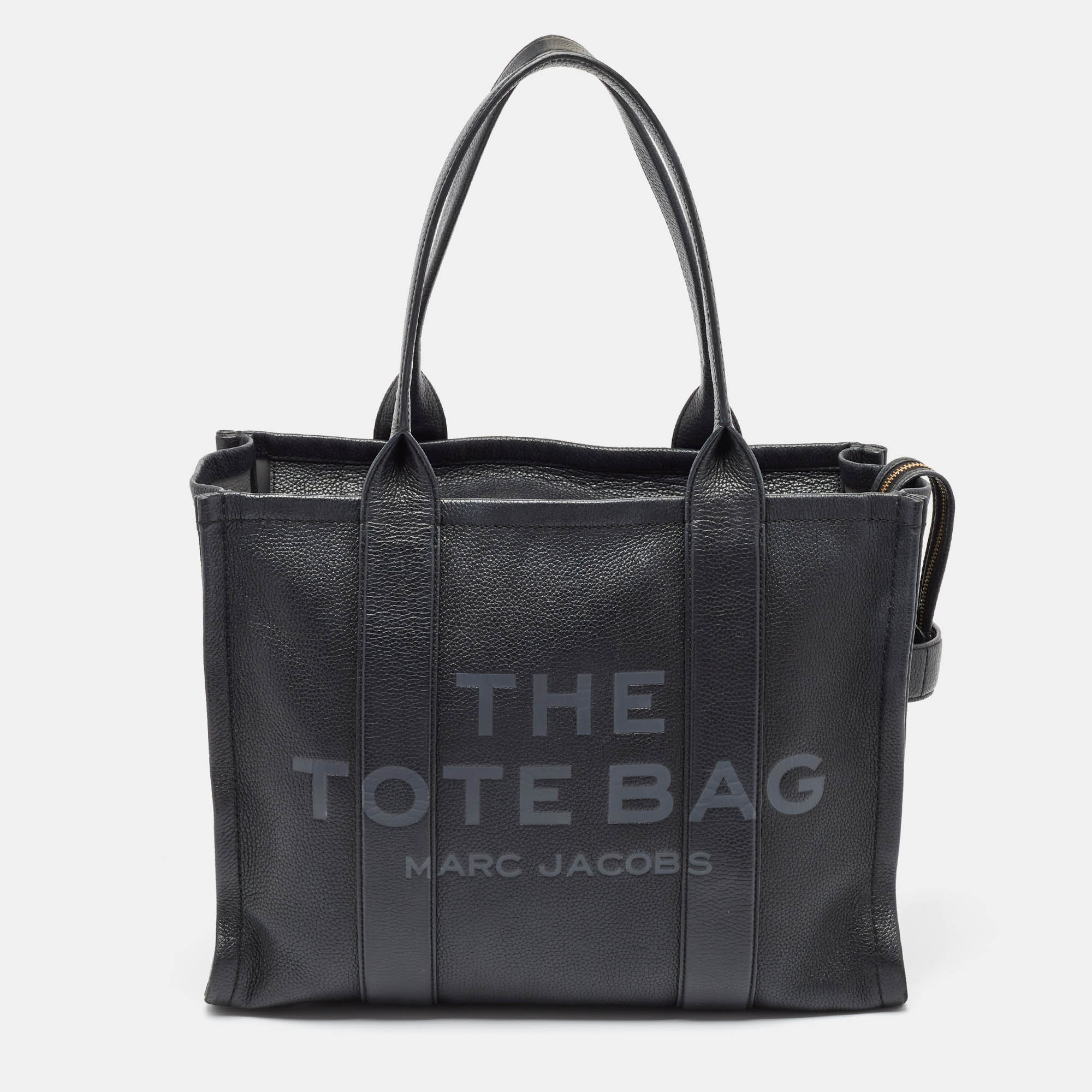 

Marc Jacobs Black Leather  The Tote Bag