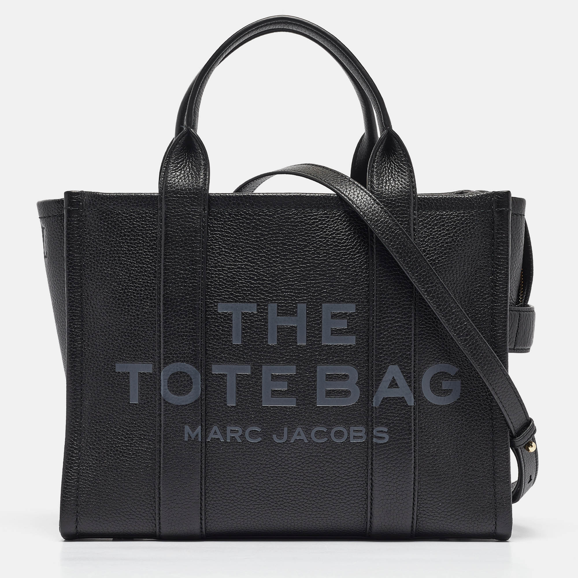 

Marc Jacobs Black Leather Medium The Tote Bag