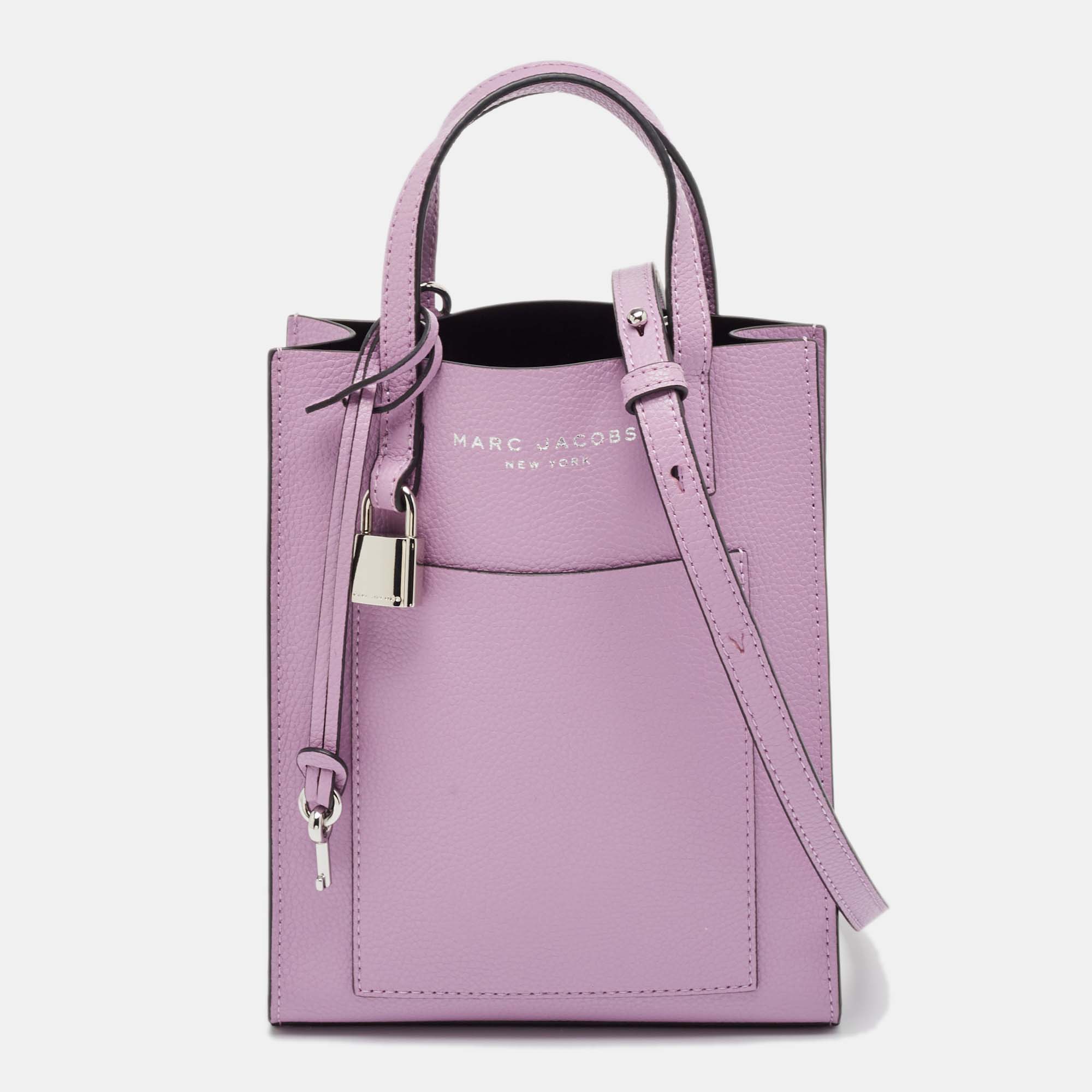 

Marc Jacobs Lavender Leather Micro Grind Tote, Purple