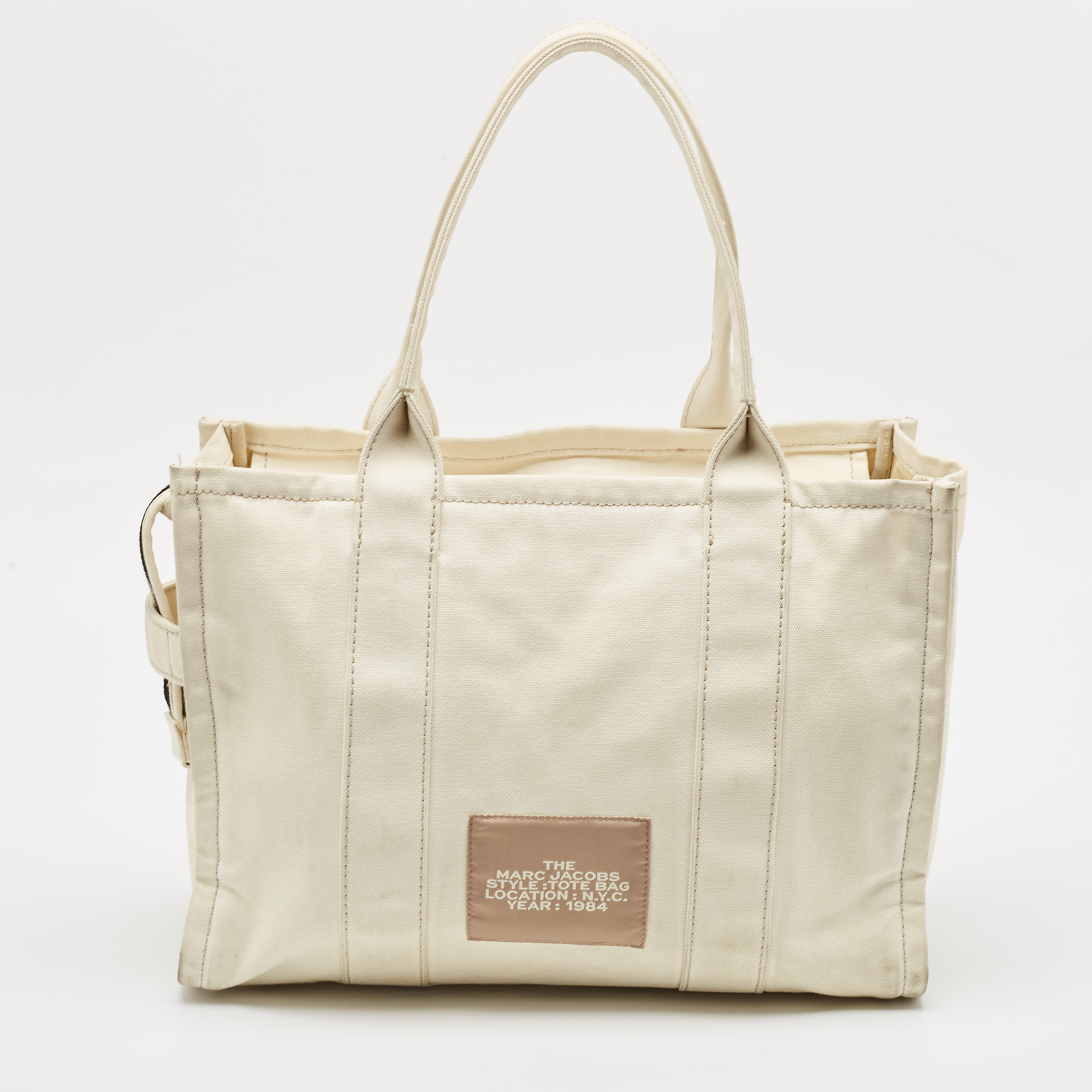 

Marc Jacobs Cream Canvas  The Tote Bag