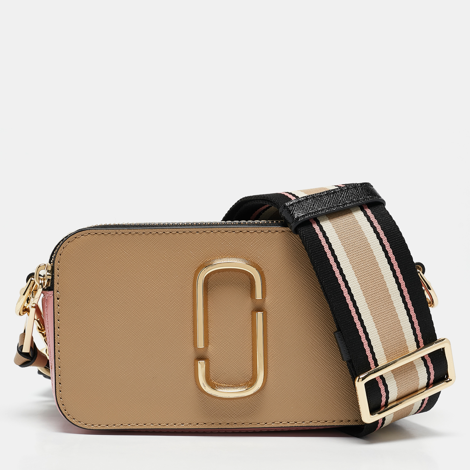 

Marc Jacobs Tricolor Patent Leather Snapshot Camera Crossbody Bag, Multicolor