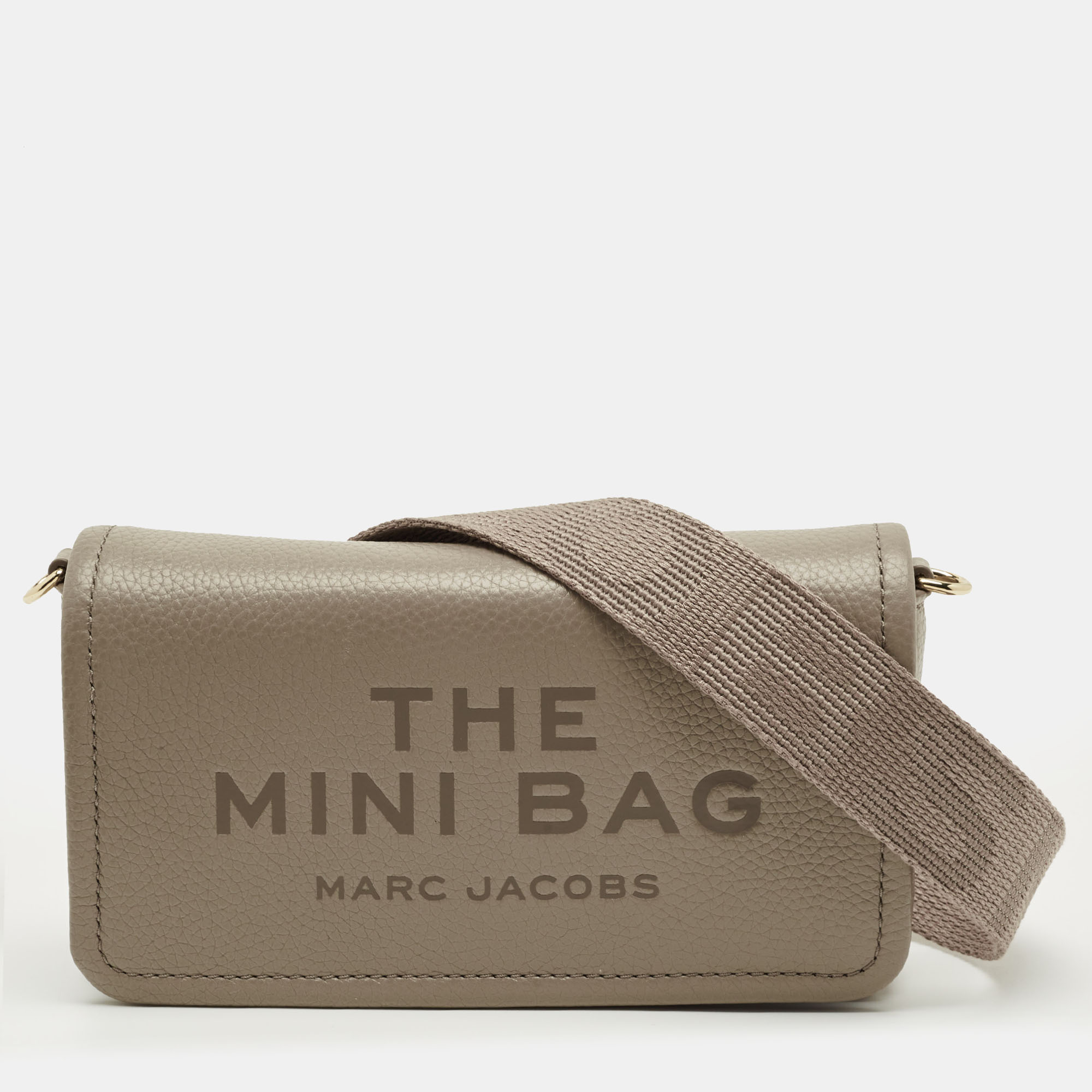 

Marc Jacobs Beige Leather The Mini Bag Crossbody Bag