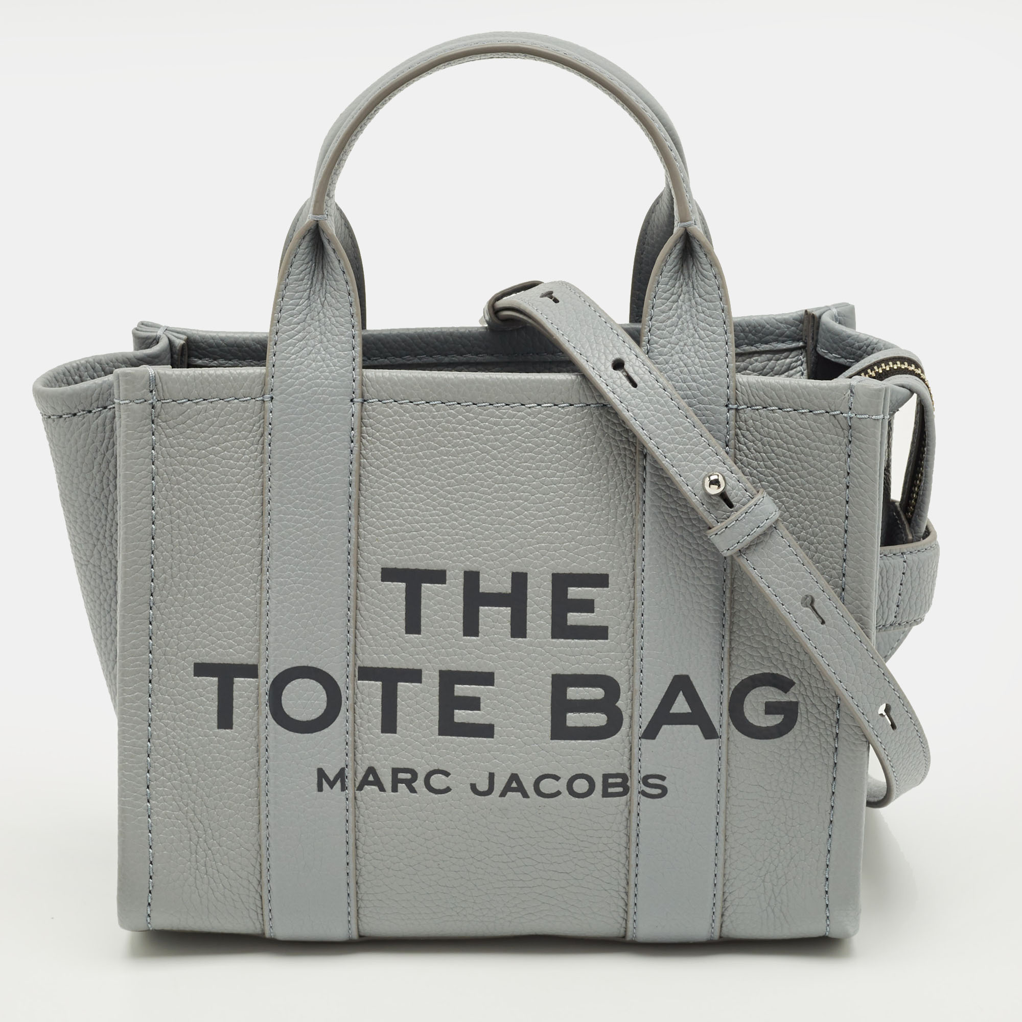 

Marc Jacobs The Tote  Grey Leather Bag
