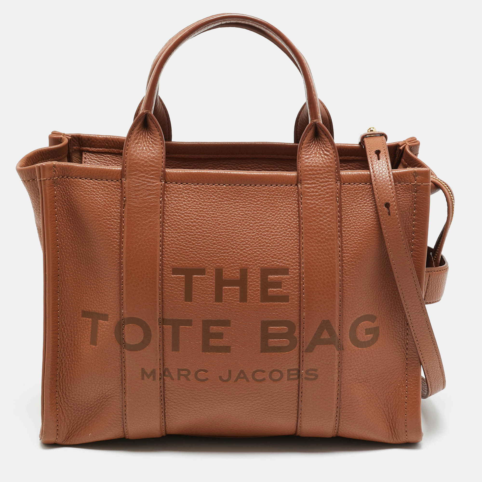

Marc Jacobs The Tote  Brown Leather Bag