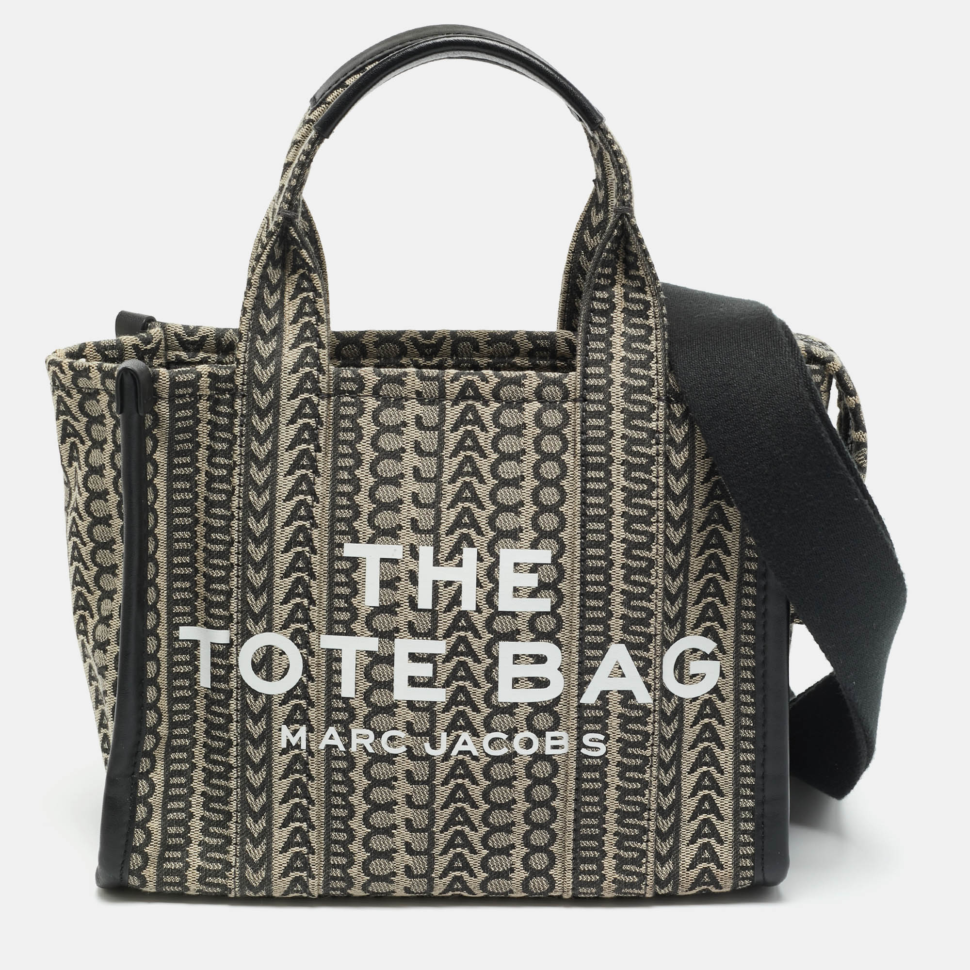 

Marc Jacobs The Monogram Small Grey/Black Jacquard Tote