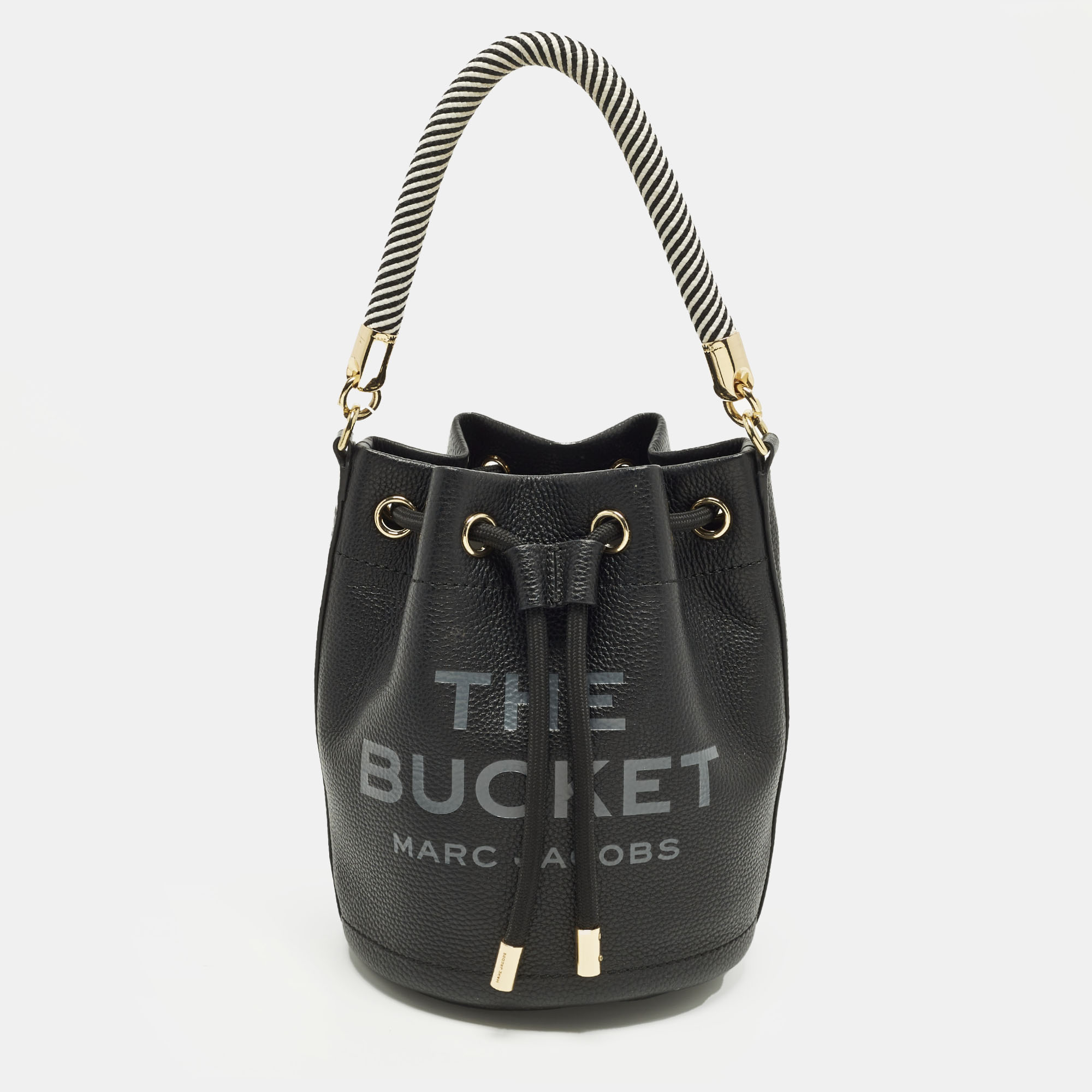 

Marc Jacobs The Bucket Black Leather Bag