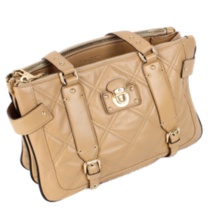 

Marc Jacobs Beige Matelasse Leather Bag