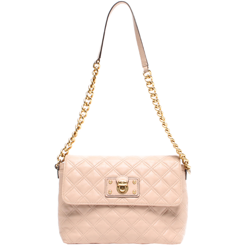 Marc Jacobs Beige Quilted Leather Chain Shoulder Bag Marc Jacobs | TLC