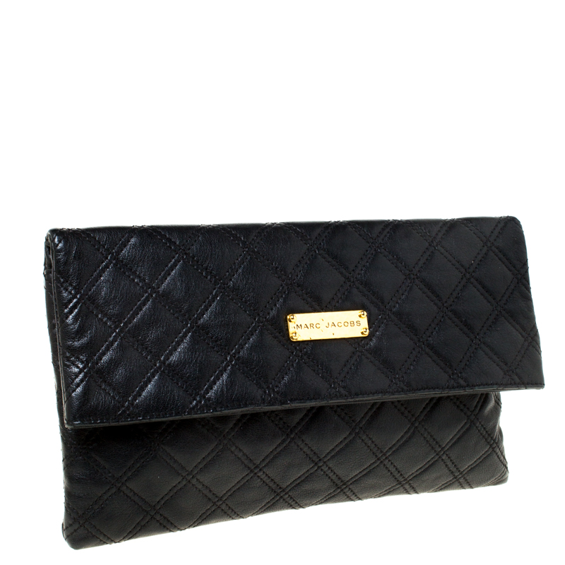 Marc Jacobs Eugenie Quilted Leather Clutch — UFO No More