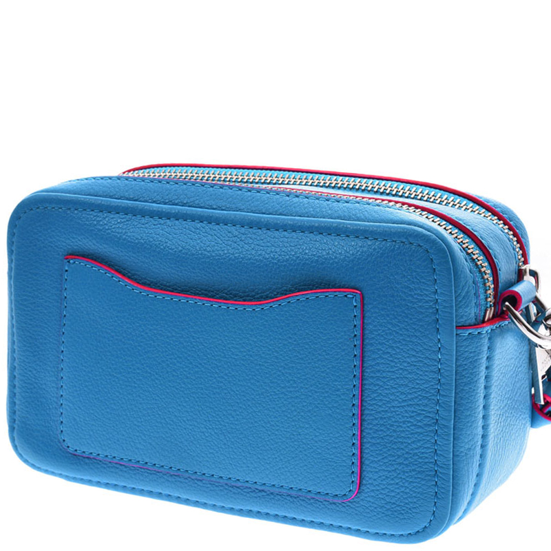 

Marc Jacobs Bllue/Pink Leather SoftShot Shoulder Bag, Blue