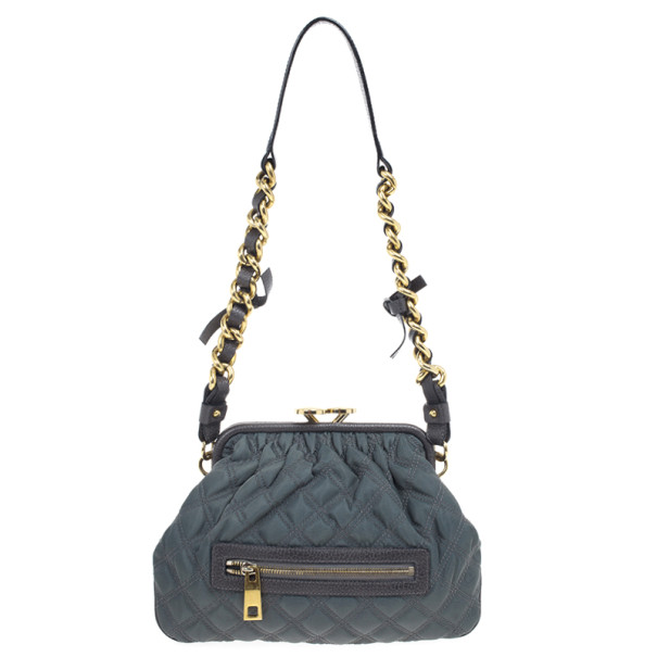 Pre Owned Marc Jacobs Quilted Little Stam Bag