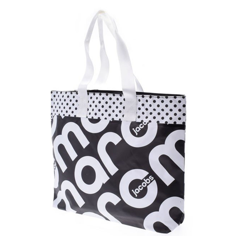 

Marc Jacobs Black/White Tarpaulin Tote Bag