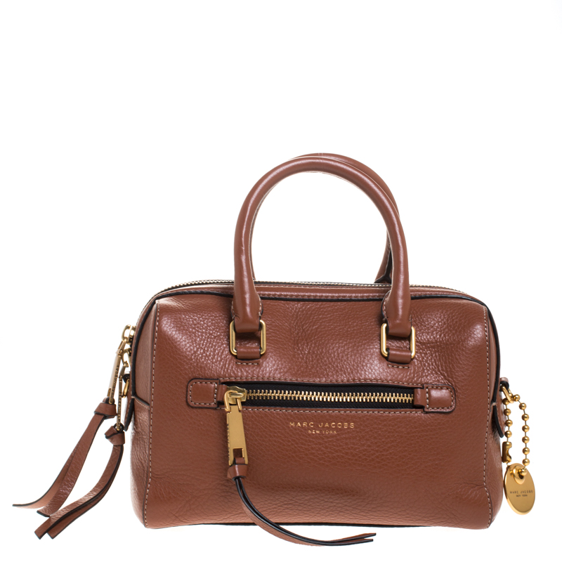 Pre-owned Marc Jacobs Brown Leather Recruit Satchel