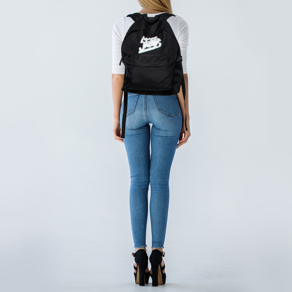 

Marc Jacobs Black Nylon Logo Backpack