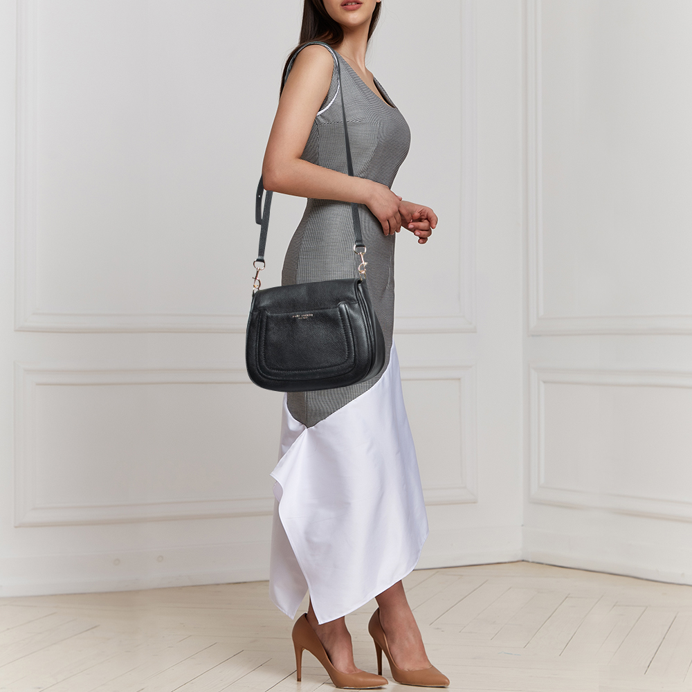 

Marc Jacobs Black Leather Mini Empire City Shoulder Bag