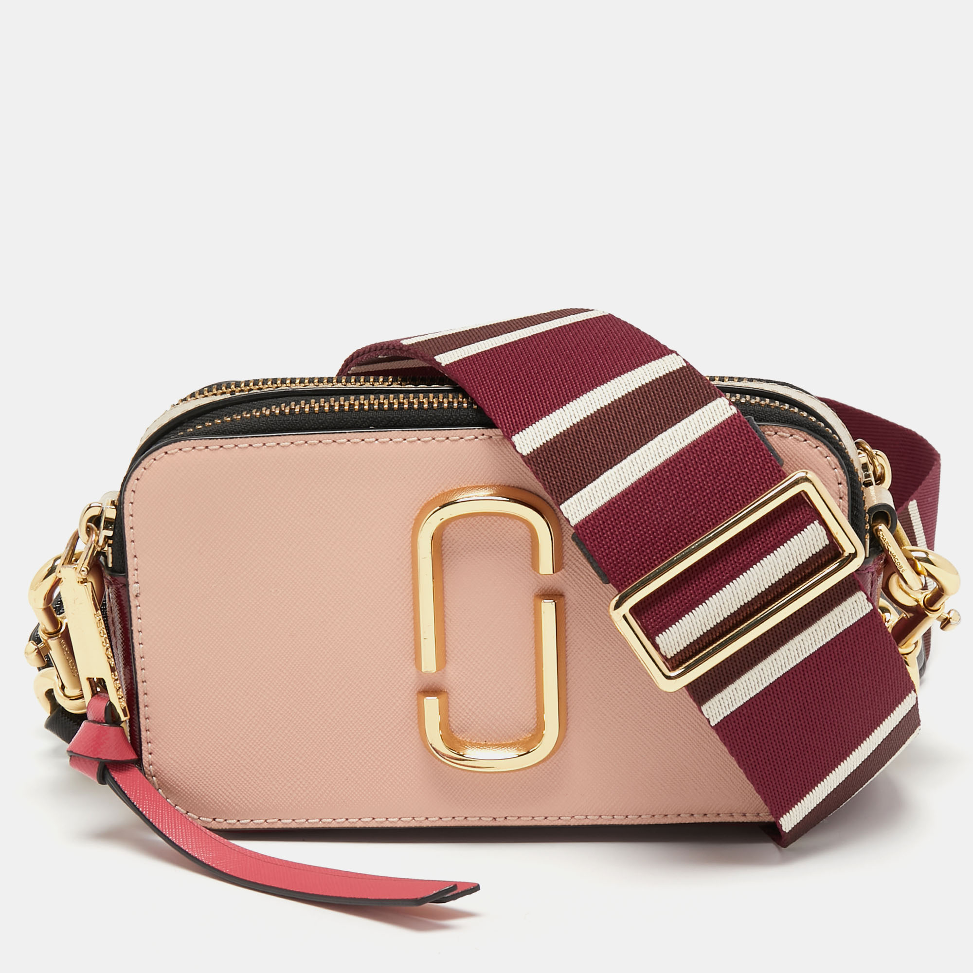 Marc Jacobs Black/Red Leather Snapshot Camera Crossbody Bag Marc Jacobs |  The Luxury Closet