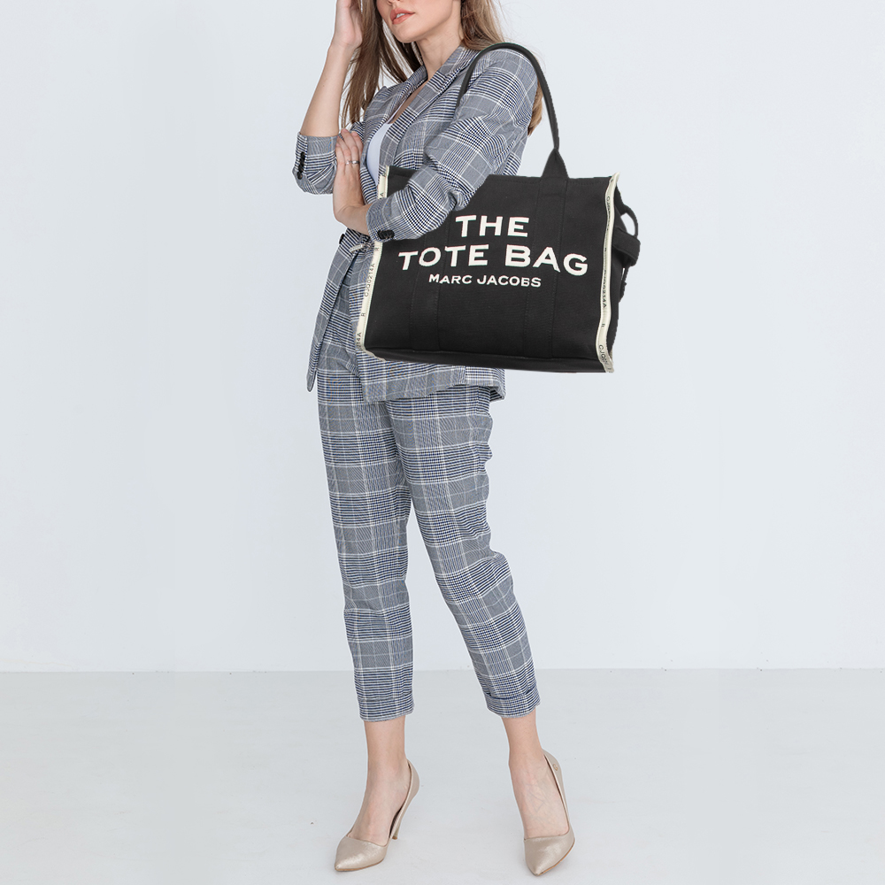 

Marc Jacobs Black/White Canvas The Tote Bag